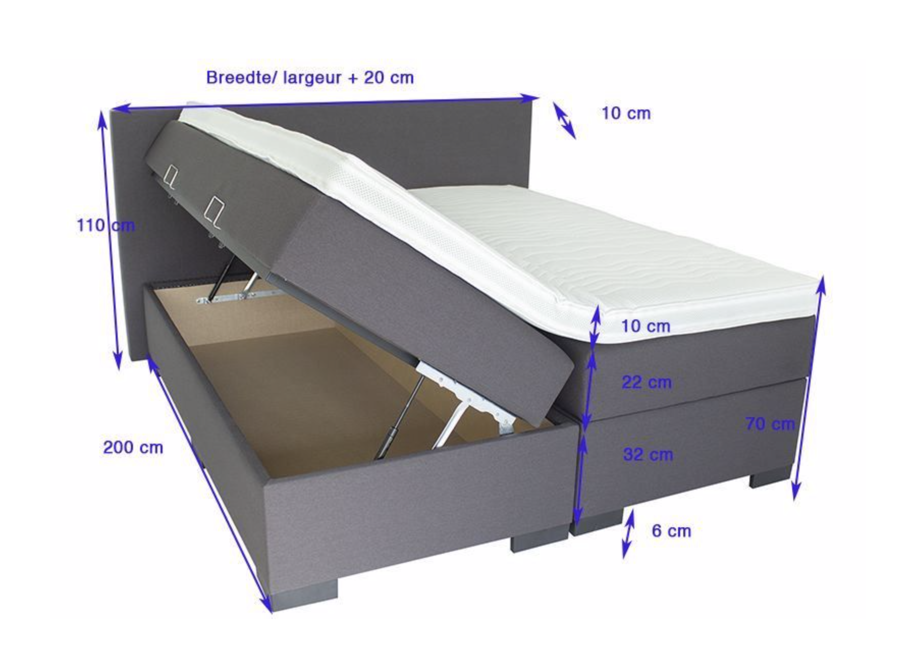 boxspring open