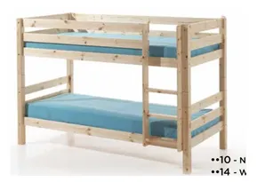 Pinto Bunkbed hoogte 140 cm - natuur