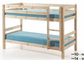 Pinto Bunkbed hoogte 180 cm-natuur