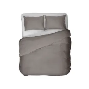 Enveloppe de couette Kayori Saya Cotton Satin - Taupe